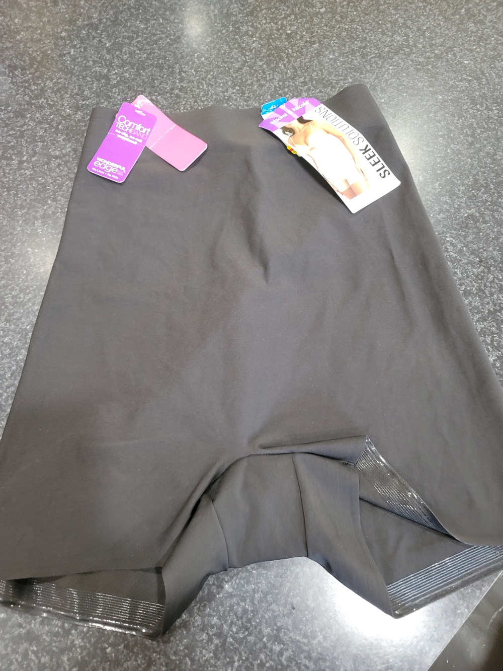 Seamless Black Womens Shaping Shorts